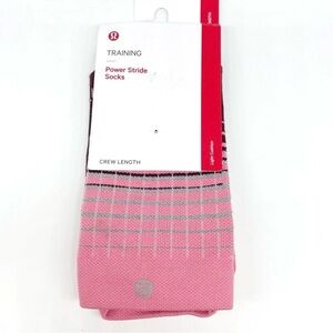 lululemon athletica Light Pink Crew Socks